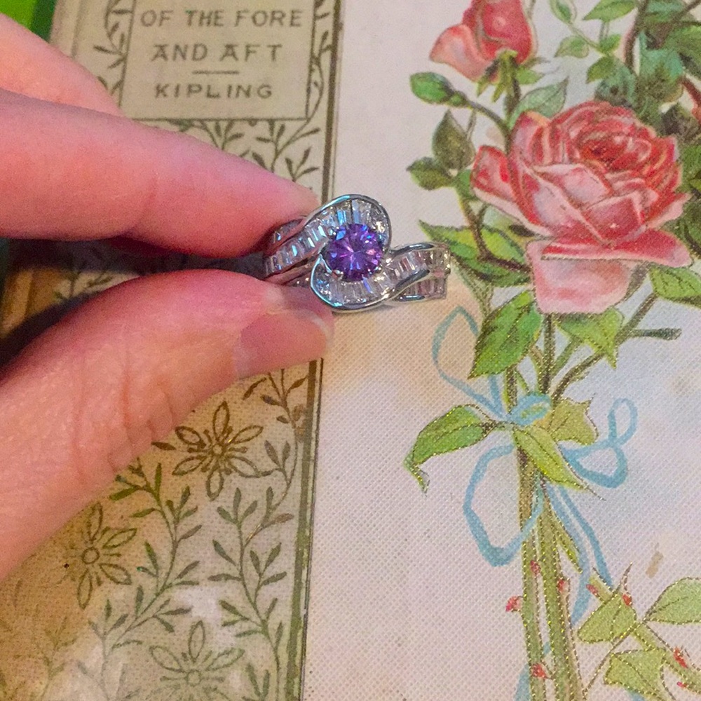 Cocktail Amethyst ring